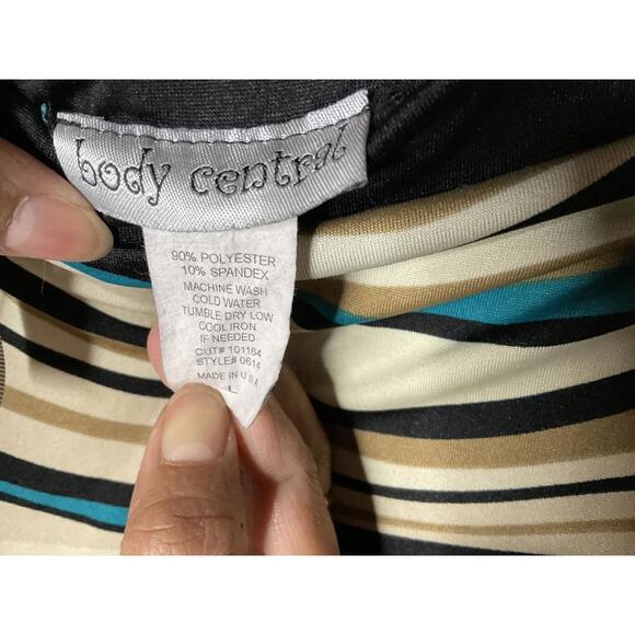 < Vintage Body Central Strapless Asymmetrical Dress > - Picture 2 of 3